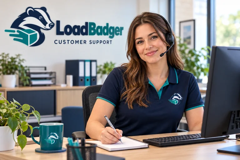 Customer support adviser reviewing an enquiry